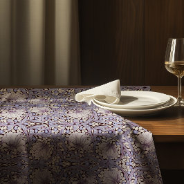 インペネルラベンダーウィリアム・モリス花パターン テーブルクロス
