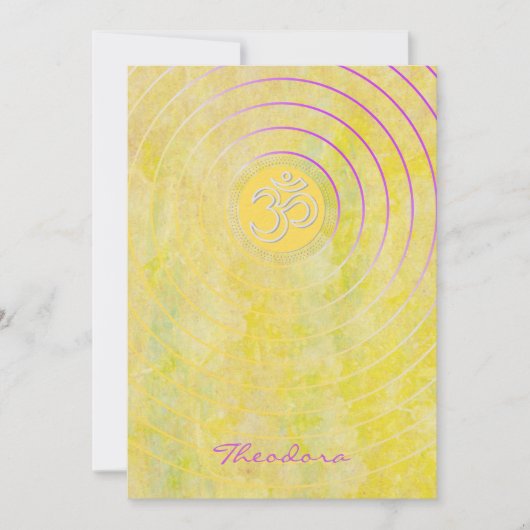 "インペリアルイエロー"オウム シーズンカード (正面)