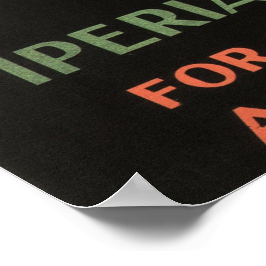 インペリアルエアウェイズエアサービスレトロ航空ポスター ポスター (角)