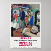 インペリアルエアウェイズヴィンテージポスター1936 ポスター (正面)