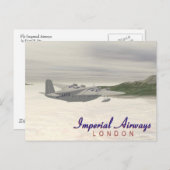インペリアルエアウェイズ ポストカード (正面/裏面)