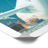 インペリアルエアウェイズUKヴィンテージポスター1939 ポスター (角)