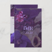 インペリアルシルクR.S.V.P. 出欠カード (正面/裏面)