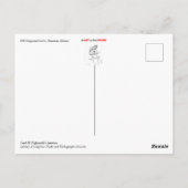 インペリアルテールフィンとタイライトポストカード ポストカード (裏面)