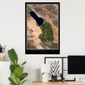 インペリアルバレーカリフォルニア宇宙衛星 ポスター (ホームオフィス)