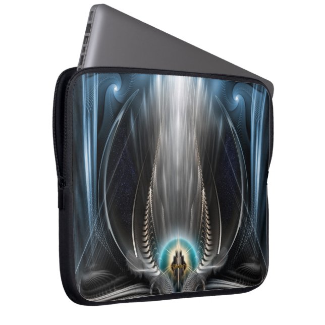 インペリアルビューラップトップスリーブのアイスビジョン ラップトップスリーブ (正面右)