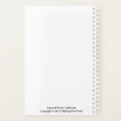インペリアルビーチ（カリフォルニア） プランナー手帳 (裏面)