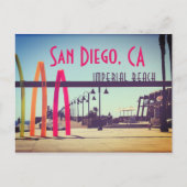 インペリアルビーチ – サンディエゴCAポルトウッドピアプラザ ポストカード (正面)