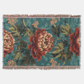 インペリアルピーニタペストリー スローブランケット (正面)