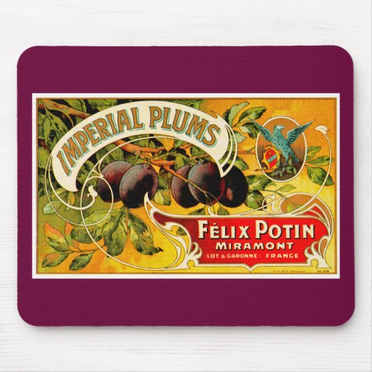 インペリアルプラム マウスパッド (正面)