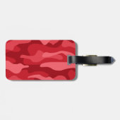 インペリアルレッドモノカラー迷彩柄 ラゲッジタグ (裏面横)