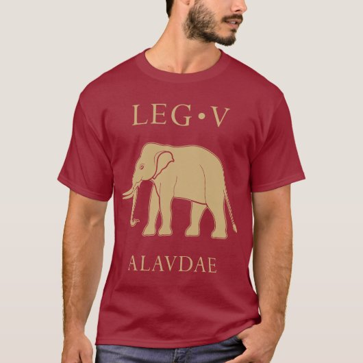 インペリアルローマ軍 – Legio V Alaudae Tシャツ (正面)