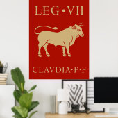 インペリアルローマ軍 – Legio VII Claudia ポスター (ホームオフィス)