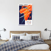 インペリアル航空アフリカ キャンバスプリント (インサイチュ (寝室))