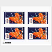 インペリアル航空アフリカ 長方形シール (シート)