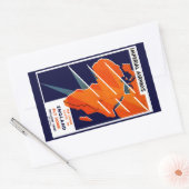 インペリアル航空アフリカ 長方形シール (封筒)