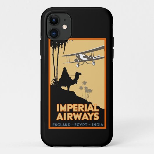 インペリアル航空 ~ イングランド - エジプト - インド Case-Mate iPhoneケース (裏面)