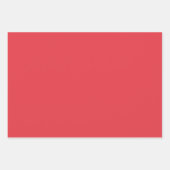 インペリアル赤無地の色 ラッピングペーパーシート (正面2)