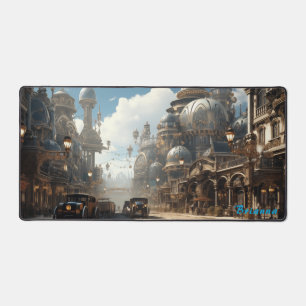 インペリアル陰謀:ステームパンク首都通りビュー デスクマット