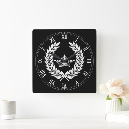 インペリアル スクエア壁時計 (ホーム)