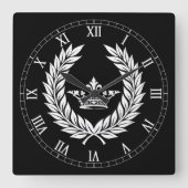 インペリアル スクエア壁時計 (正面)