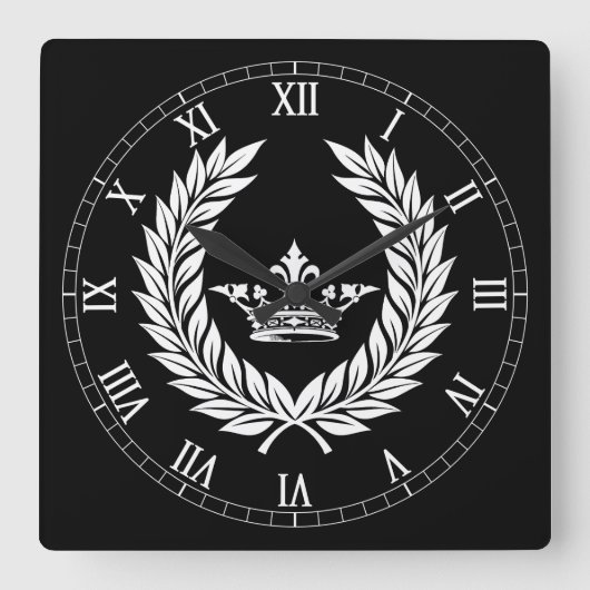 インペリアル スクエア壁時計 (正面)