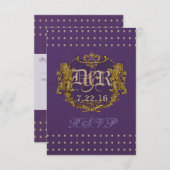 インペリアルR.S.V.P. 出欠カード (正面/裏面)