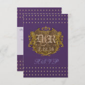 インペリアルR.S.V.P. 出欠カード (正面/裏面)