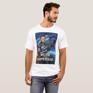 インペリウムのキャラクターのデッキを握って下さい Tシャツ
