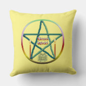 インボルク星形五角形 クッション (裏面)