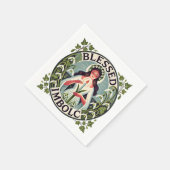 インボ賛美ルク スタンダードカクテルナプキン (角)