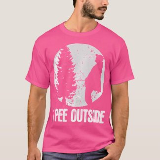 インポおもしろいプロの外で男性へキャンピングシャツ Tシャツ
