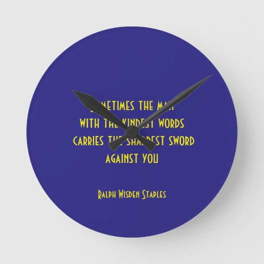 インポスタ ラウンド壁時計 (正面)