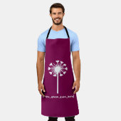 インポ引用文が来る エプロン (着用した状態)