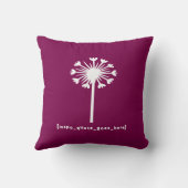 インポ引用文が来る クッション (裏面)