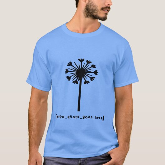 インポ引用文が来る Tシャツ (正面)