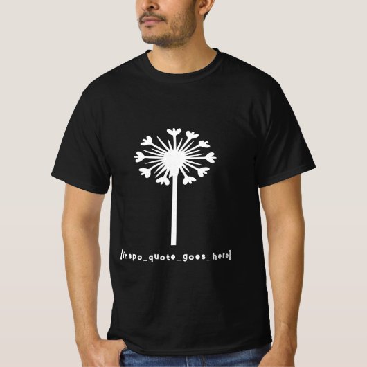 インポ引用文が来る Tシャツ (正面)