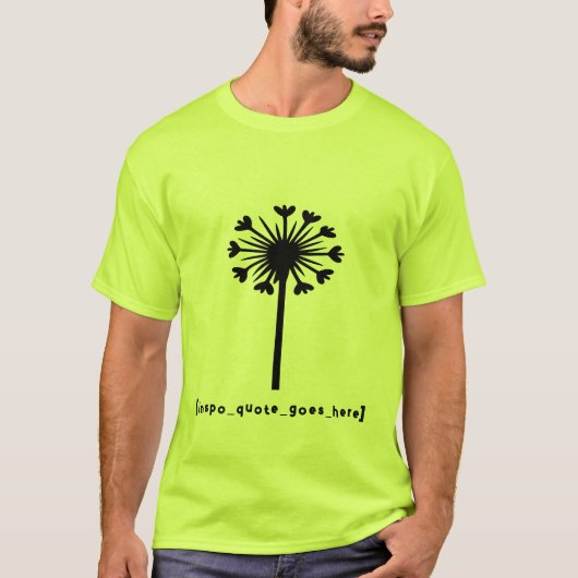 インポ引用文が来る Tシャツ (正面)
