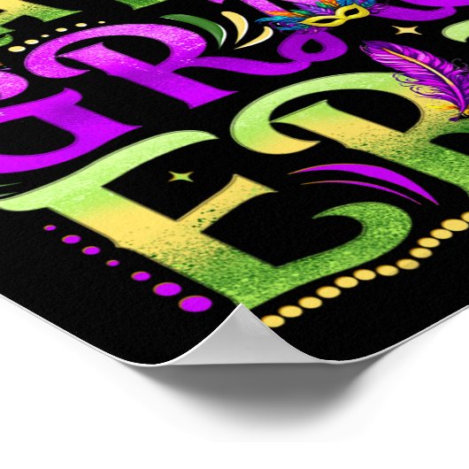 インマイマルディグラスエラフェスティバルカーニバルホリデーファイル ポスター (角)