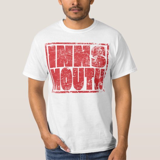 インマスレタリングロベクラフト Tシャツ (正面)