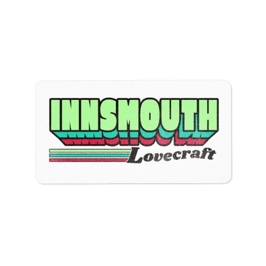 インマスレトロラベルロベクラフト ラベル (正面)