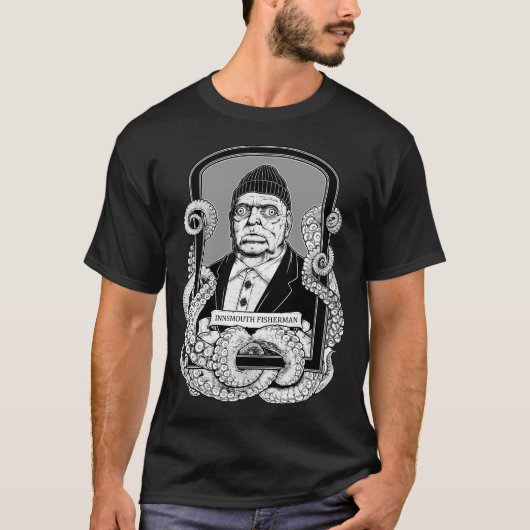 インマス漁師バッジ Tシャツ (正面)
