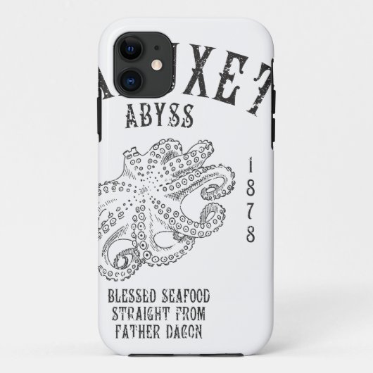 インマス魚介類深い海イカたこ Case-Mate iPhoneケース (裏面)