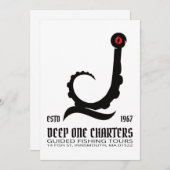 インマス魚釣りツアーズチュルフロヴェクラフト 招待状 (正面/裏面)