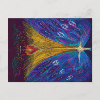 インマニュエル油パステルバイクリスティーナワート ポストカード