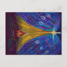 インマニュエル油パステルバイクリスティーナワート ポストカード