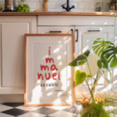 インマニュエル神は私たちクリスマスウォールアートと共にある ポスター