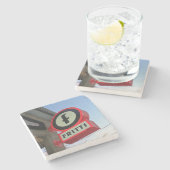 インマンパーク、フリッティ、アトランタマーブルコースター ストーンコースター (横)