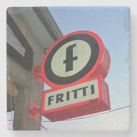 インマンパーク、フリッティ、アトランタマーブルコースター ストーンコースター (正面)