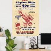 インマンブラザーズ飛んでいるサーカスヴィンテージポスター ポスター (ホームオフィス)